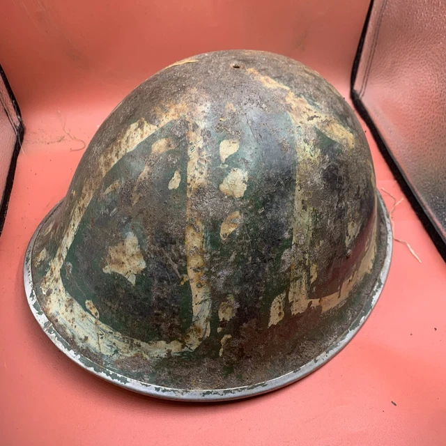 Mk 3 Turtle Shell ORIGINAL WW2 CANADIAN / British Army Mk3 Turtle Combat Helmet - Unique ...