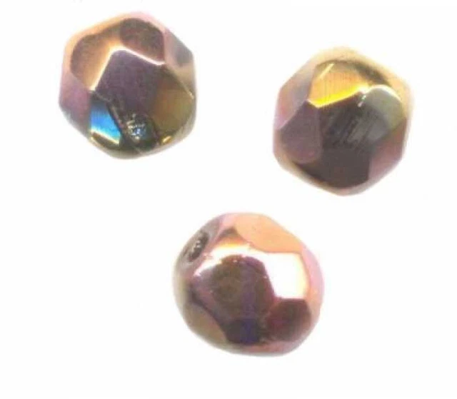 200  PERLES FACETTES DE BOHEME 4mm California pink
