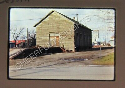 Original '70 Ektachrome Slide LEW Lake Erie Western Freight House  34K20