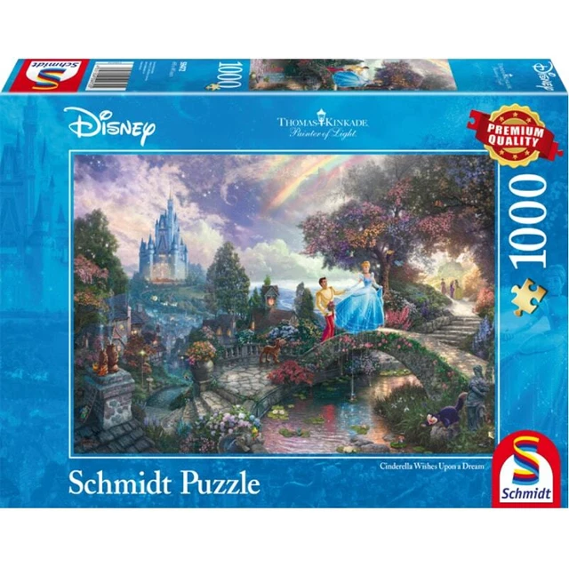 THOMAS KINKADE DISNEY Cinderella Jigsaw Puzzle 1000 pieces £12.49