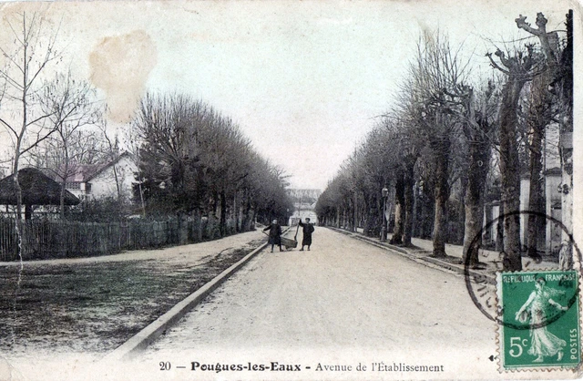 58 Pougues les Eaux - Avenue de l'Establishment 1900