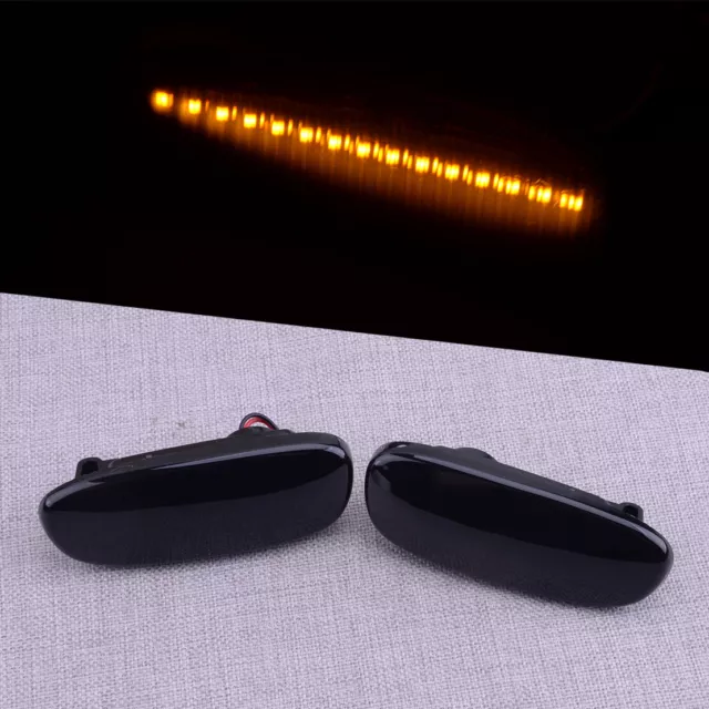 2Pcs LED Side Marker Turn Signal Light Replace Fit For Subaru Impreza 1993-2001