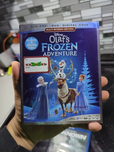 OLAFS FROZEN ADVENTURE Plus 6 Disney Tales Blu-ray,DVD.With Slipcover ...