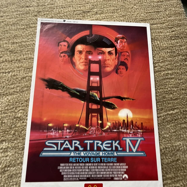 Star Trek IV the Voyage Home Movie Poster- 1986 - Belgium
