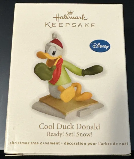 2012 Hallmark Keepsake COOL DUCK DONALD Part of Ready Set Snow Set New In Box