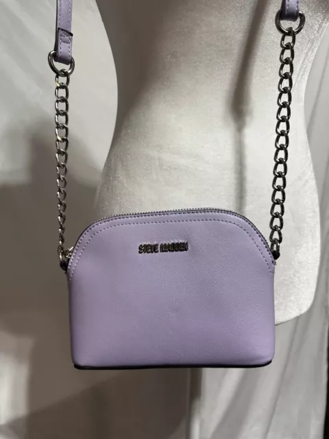 STEVE MADDEN Crossbody Bag Handbag Purse Light Purple/Lavender