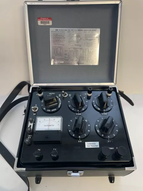 YOKOGAWA MODEL 2755 - Precision Wheatstone Bridge (1 Ω to 10 MΩ)