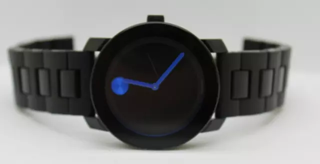 Movado Bold SWISS Quartz Black Dial TR90 Polyurethane Men's Watch 3600099