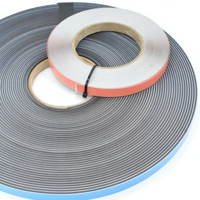 10m MAGNETIC & STEEL TAPE FOR SECONDARY DOUBLE GLAZING & PERSPEX WINDOW FRAMES
