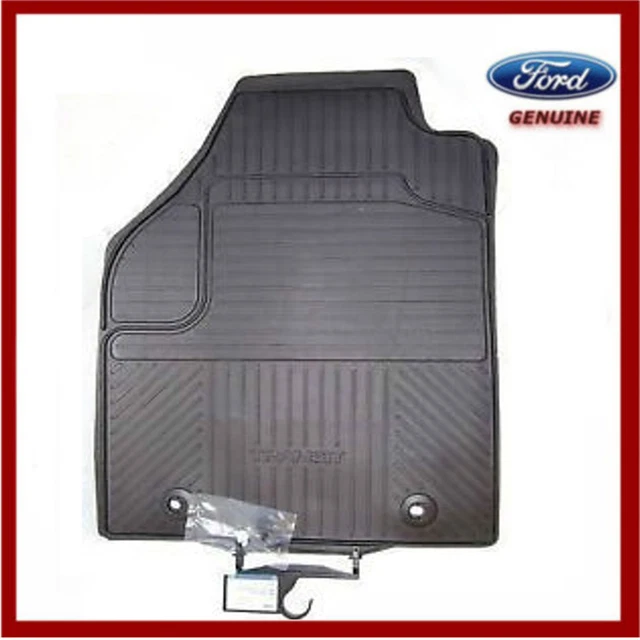 GENUINE FORD TRANSIT Connect Front Tailored Rubber Floor Mats & Fixings