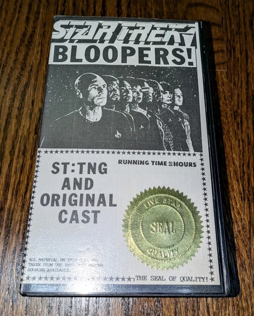 STAR TREK BLOOPERS Comedy VHS TNG Original Cast SNL Living Color Skits ...