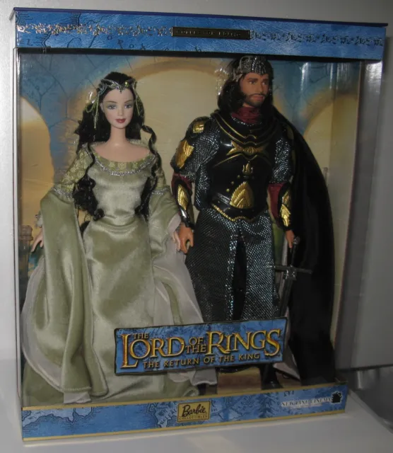 Barbie Et Ken / Arwen Et Aragorn * The Lord Of The Rings 2003 * Neuves En Boite 3