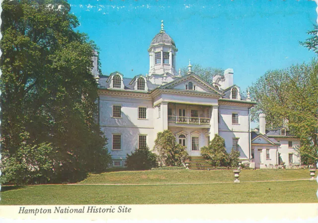Vintage Postcard: Hampton National Historic Site, Towson, Maryland