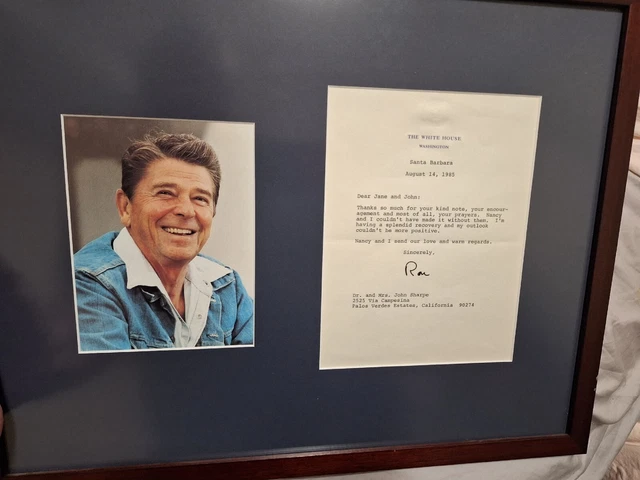 Ronald Reagan 1984 Typed Letter Signed as President  to his doctor/friend.