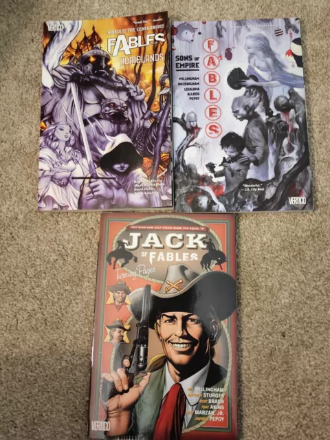 Vertigo Fables (3) Volume Softcover Lot - Good 5,6,9 Jack Homelands Sons