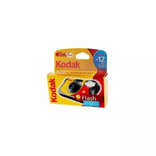 Kodak Fun Flash Single Use Camera with 27 Exposures plus 12 Free