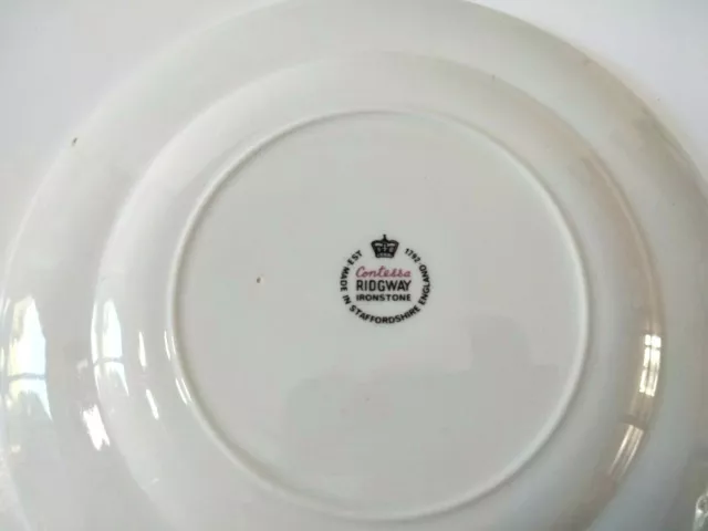 3 x Ridgway Contessa Tea/Side Plates 6.75" Ironstone Staffs Replacements/Spares 3