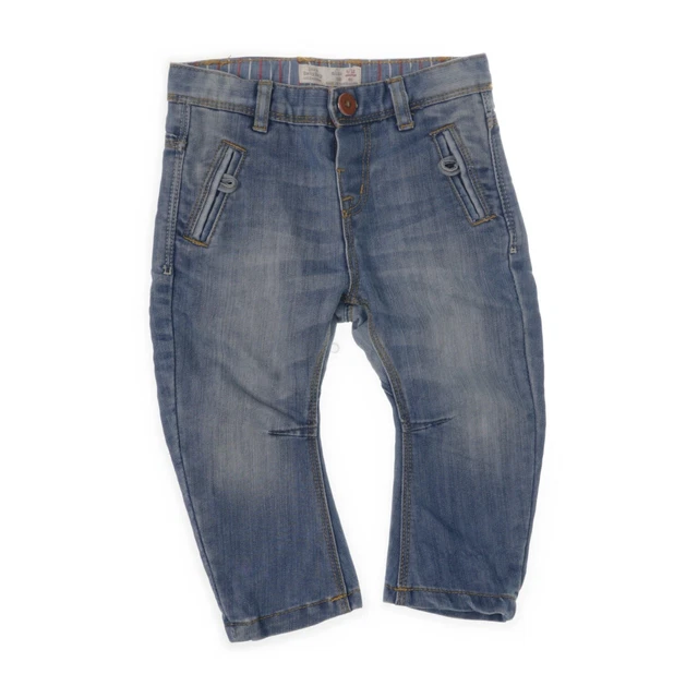 Zara BabyBoy, Jeans, Größe: 80, Blau, Baumwolle/Polyester, Einfarbig