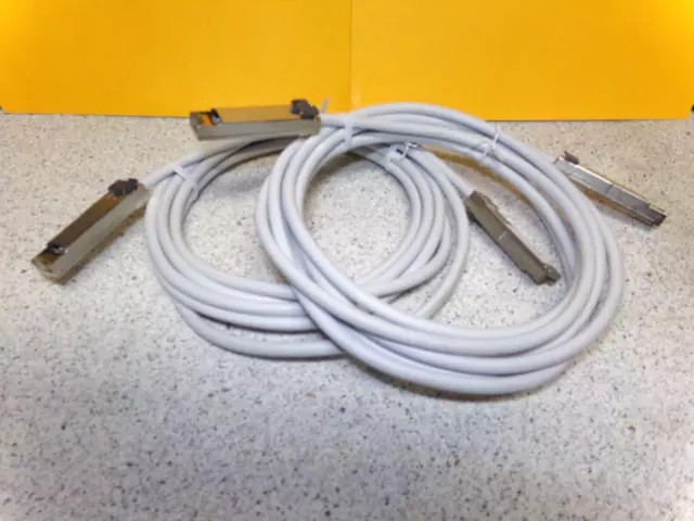 2 Apple MOLEX 4GB SFP Fibre Channel Cable Xserve SAN RAID Part E234156 SL- 2M