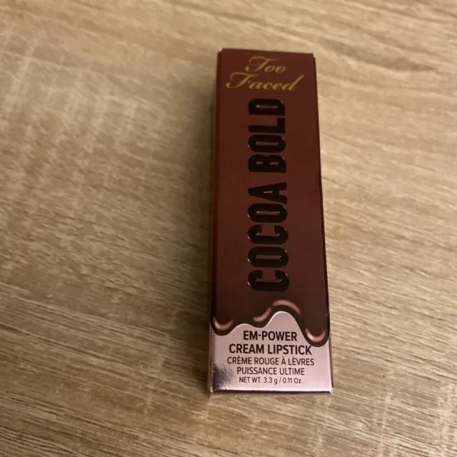 Too Faced Cocoa Bold Creme Rouge A Levres Hot Chocolate