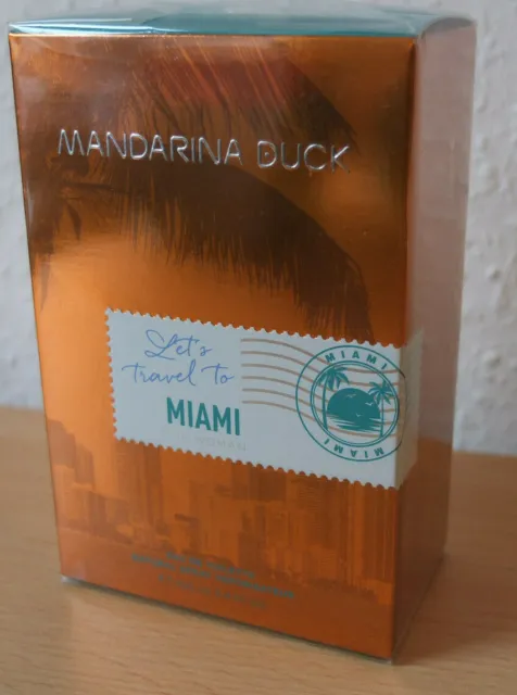 Mandarina Duck Let's Voyage Pour Miami 100ml EDT Neuf Emballage D'Origine
