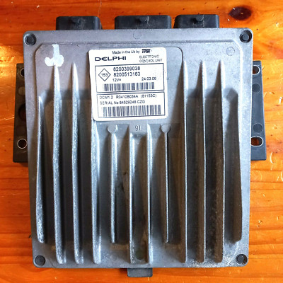 Calculateur DCM 1.2 Delphi 8200513163 8200399038 R0410b034A VIERGE 1l5 DCI 