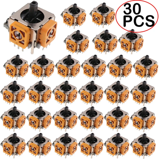 10Pcs 3D Analog Stick Sensor Repair Parts Joystick Handle Non-Original Replacement For Microsoft - Foto 3