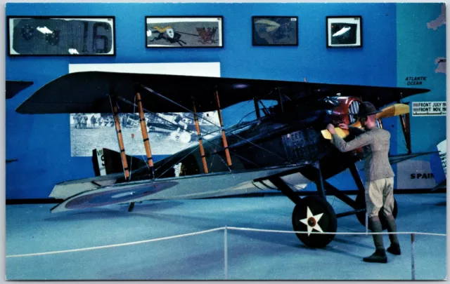Spad VII French Design Single-Seat Fighter Hispano Suiza Aircraft Postcard