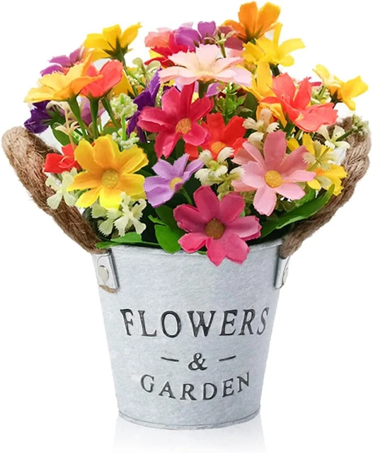 3 Piante Finte Cadenti Con Vaso - Edera Artificiale Per Interni Ed Esterni, Decorazione Casa - Foto 10