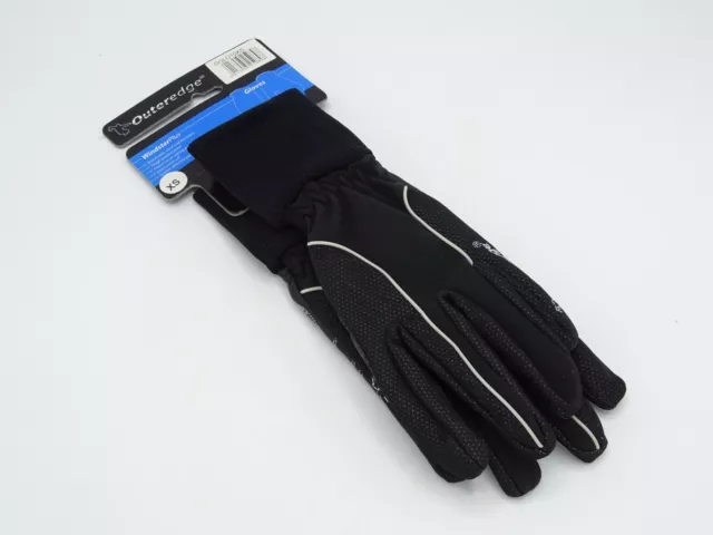 Outeredge Windster Plus Cycling Gloves - Windproof - Extra Small - Black