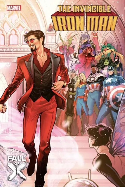 Invincible Iron Man #10 Connecting wedding Cover A 1st Print 2023 NM