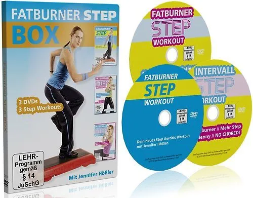 Fatburner Step Box [3 DVDs]