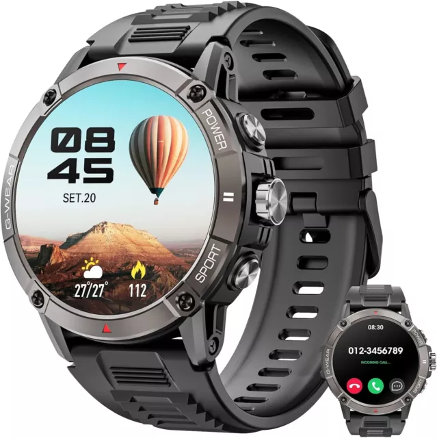 Smart Watch Bluetooth Calls Waterproof gift for Men