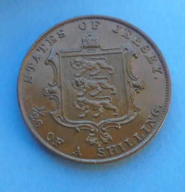 Jersey, 1/26th Shilling 1858, Great Condition, as shown.