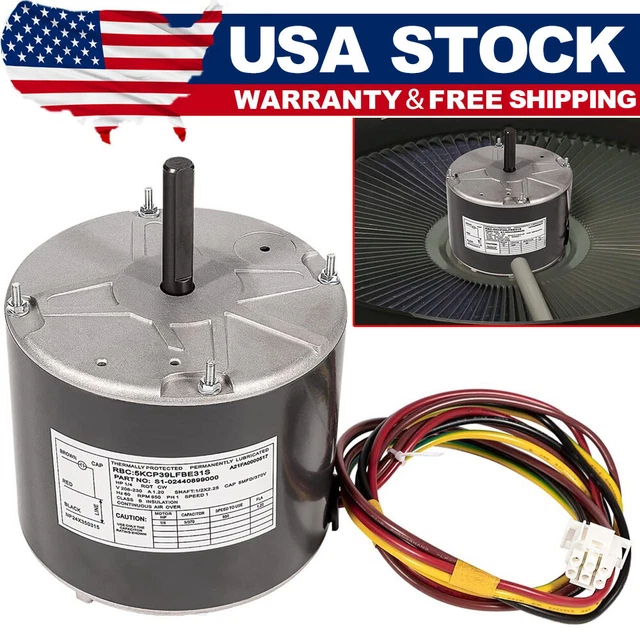 F48AA68A50 FOR A.O.SMITH York Coleman Condenser Fan Motor 1/4 HP 208