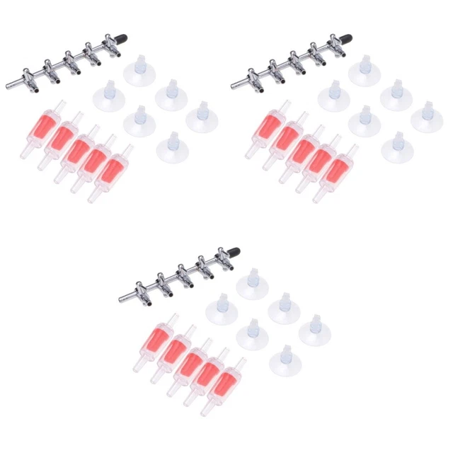 3 Sets Diviseur De Flux D'air Manette De Réglage Du Débit D'air Équipement