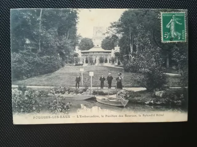 CPA 58 POUGUES-LES-EAUX - L'Embarcadère - Le Pavillon des Sources