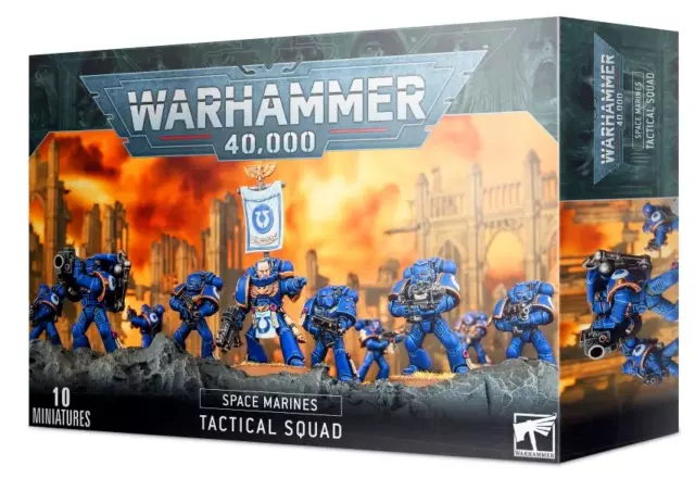 Warhammer 40K 40,000 Space Marines Tactical Squad 48-07 New Factory Sealed