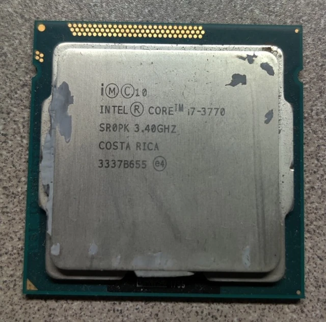 INTEL CORE I7-3770 Processor (3.40GHz, 4 Cores, Socket H2 LGA-1155 ...