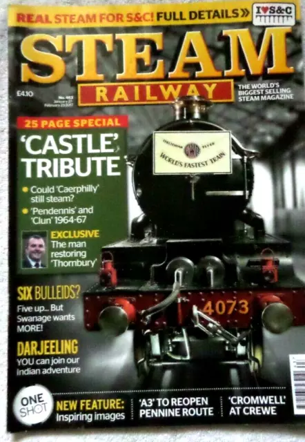 Steam Railway Train Magazine Jan Feb 2017 News Narrow Gauge Castle Tribute