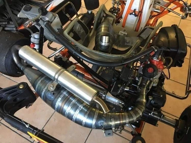 Rotax 125 Dd2 Con Silenziatore Inox Scarico Jollymoto