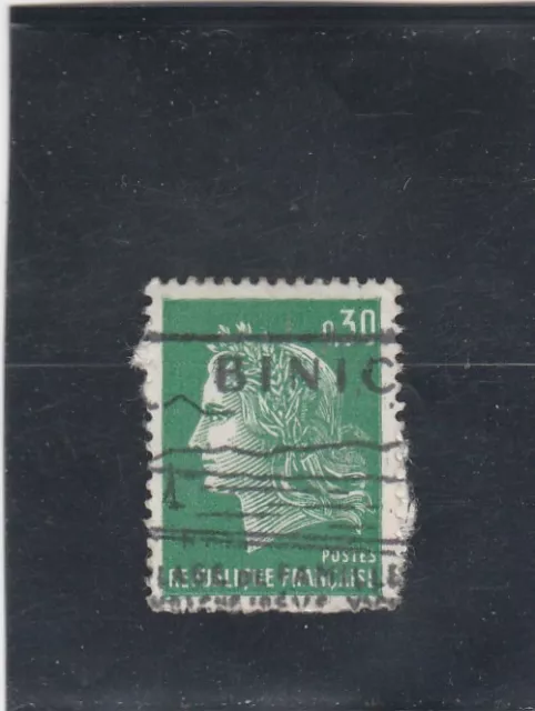 L6916 FRANCE timbre Y&T N° 1611 de 1969 " Marianne de Cheffer " Oblitéré