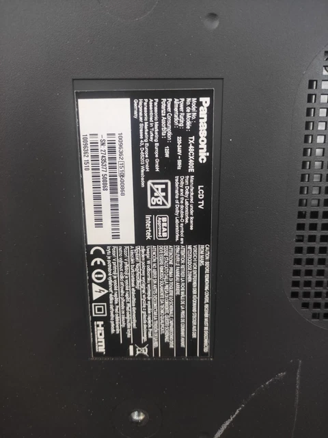 panasonic TX-48CX400E TOUTES PIECES