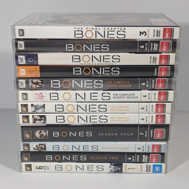 Bones Season 1-12 | Boxset (DVD, 2017) Police Procedural Comedy Drama R4