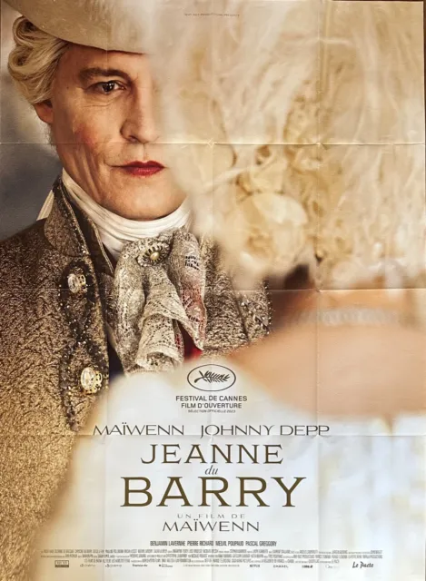 Affiche Cinéma JEANNE DU BARRY 120x160cm Poster / Maïwenn / Johnny Depp / MOD. B
