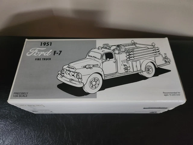 1st Gear 1/34 Fire Department Truck Die Cast Models - LOT of 4