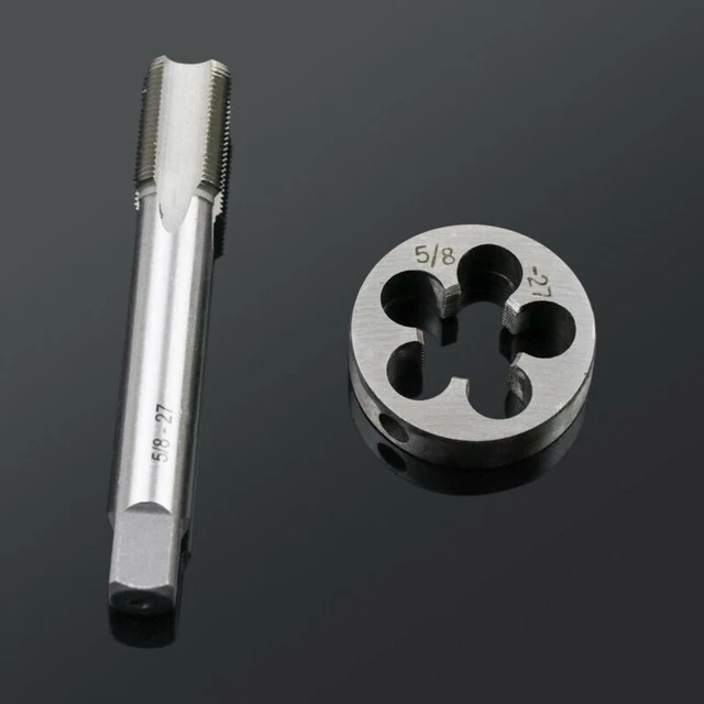 Matrice De Filetage Métrique M2.5 X 0.45 – Acier Allié à Coupe Droite – Pour Filetage Externe Sur Acier, Aluminium, Cuivre - 6