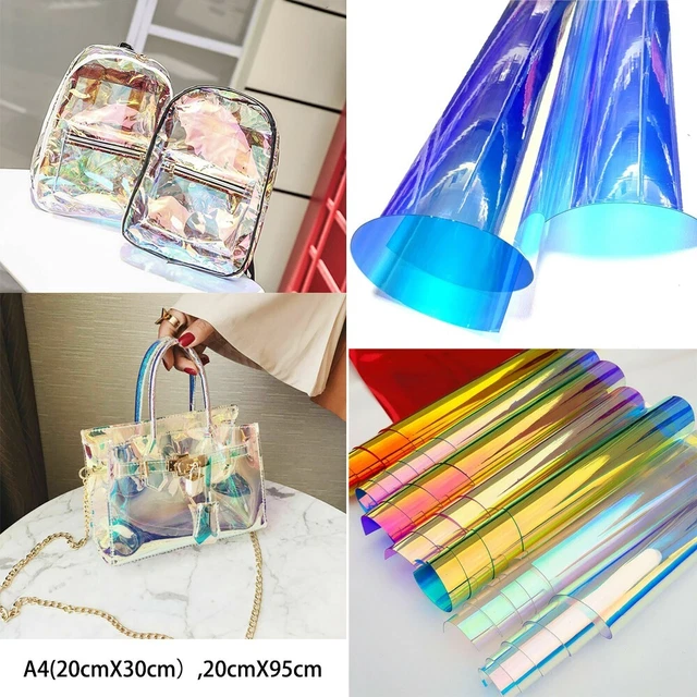 Film PVC tissu sac à main à faire soi-même sacs multicolores sacs papeterie 1