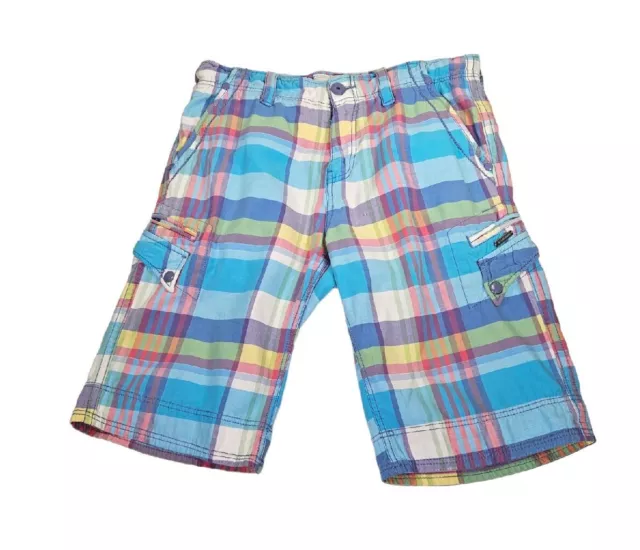 Jet Lag Pastel Colors Cargo Shorts Men's Sz 36 Actual Organic Sanforized Cotton