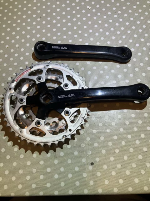 Shimano Deore LX M563 Triple Chainset FC-M563  175mm Good Condition 42 32 22 IG